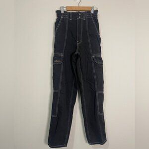 BDG Womens Jeans  Size 24 Relax Skate Jean Black Bottoms